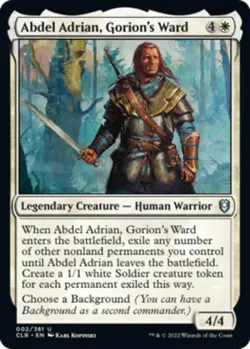 x1 Abdel Adrian, Gorion's Ward - Battle for Baldur's Gate - NM - MTG - Image 1