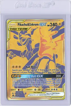 The Pokemon Company Pikachu & Zekrom GX SM248 TAG TEAM Promo Holo EN 240 - Image 1