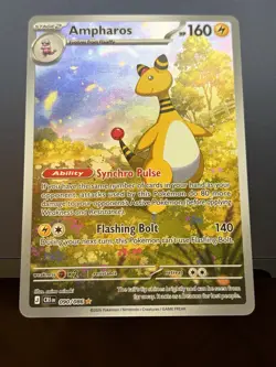Pokemon TCG Chaos Rising Ampharos Illustration Rare 090/086 - Image 1