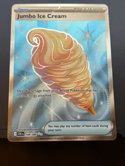 Jumbo Ice Cream 109/086 Ultra Rare Chaos Rising Pokemon Holo Near Mint - Image 1