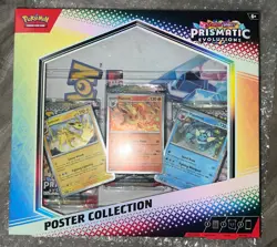 Pokemon Scarlet & Violet Prismatic Evolutions Poster Collection NEW SEALED - Image 1