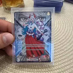 one piece cards english Yamato leader op16 - 079 raw alt art - Image 1