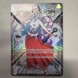 Bandai One Piece Card Game Yamato OP16-079 Leader Alt Art Foil ENG - Image 1
