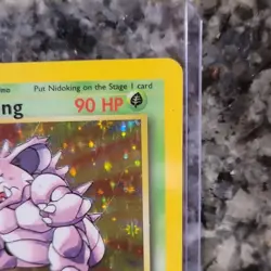 Pokemon TCG Nidoking Base Set 11/102 Holo Rare English 1999 WOTC 90HP Stage 2 - Image 3
