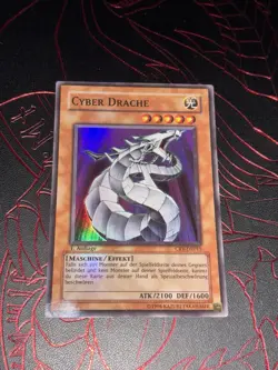 🩸 Cyber Drache CRV-DE015 1. Auflage Ultra Rare HOLO BLEED Yugioh - Image 1