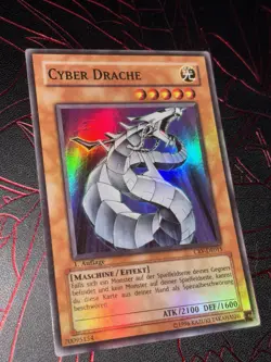 🩸 Cyber Drache CRV-DE015 1. Auflage Ultra Rare HOLO BLEED Yugioh - Image 3