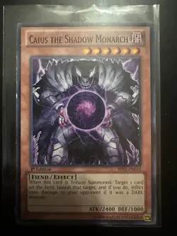 Caius The Shadow Monarch - BP01-EN018 - Rare - 1st Edition - LP - Image 1