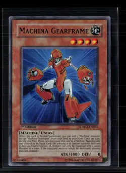 Yu-Gi-Oh! Machina Gearframe SD: Machina Mayhem SR SDMM-EN002 1st Edition - Image 1