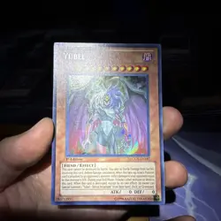 Yugioh Yubel LCGX-EN197 1st Edition Secret Rare LP - Image 2