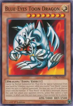 1x (P) Blue-Eyes Toon Dragon - DPBC-EN043 - Common - 1st Edition YuGiOh - Image 1