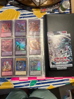 Yugioh Collection Binder Lot Full of HOLOS + Blue Eyes Stucture Deck - Image 1