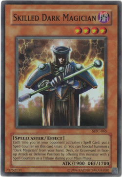 Yu-Gi-Oh! Skilled Dark Magician (LP) Unlimited Edition Super Rare MFC-065 - Image 1