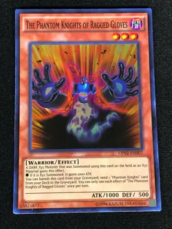 Yugioh The Phantom Knights of Ragged Gloves OP02-EN007 SUPER (NM) - Image 1