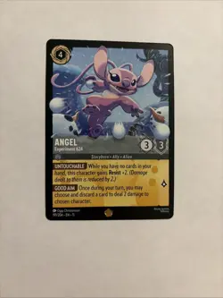 Disney Lorcana Winterspell #191/204 Legendary Angel Experiment 624 NM - Image 1