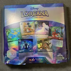 Disney Lorcana D100 Gift Set Collector Edition Rise of the Floodborn Sealed - Image 1
