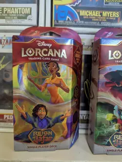 Disney Lorcana TCG - Starter Deck Amber Amethyst - Reign of Jafar Tiana & Bruno - Image 1