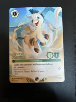 Disney Lorcana Pegasus Gift for Hercules Non-Foil Promo DLC Challenge 5/C2 EN NM - Image 1