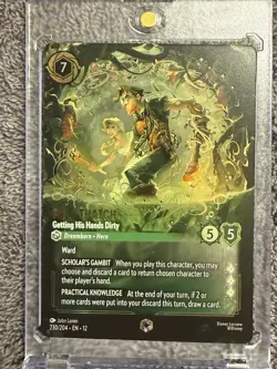 Disney Lorcana Milo Thatch - Getting His Hands Dirty 230/204 Legendary Foil - Image 1