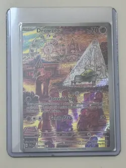 Drowzee 210/198 Illustration Rare Scarlet & Violet Pokemon Near Mint - Image 1