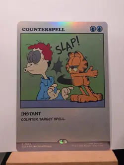Counterspell, Foil, Garfield Secret Lair 2664, Magic MTG - Image 1