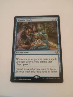 MTG Rhystic Study Jumpstart 169 Regular Rare Never Played Nm/M - Image 1