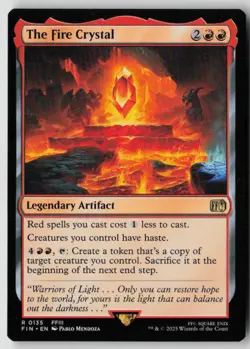 The Fire Crystal 135 Rare FINAL FANTASY Magic: NM - Image 1