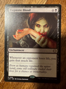 Exquisite Blood #195 (NM) Lost Caverns of Ixalan LCC Magic MTG - Image 1