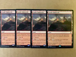 MTG 4x Castle Embereth # 239 Throne of Eldraine Magic the Gathering x4 NM - Image 1