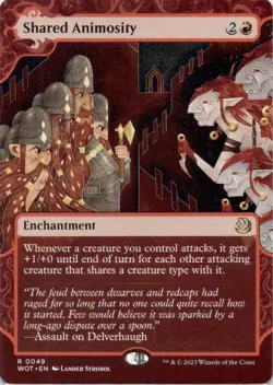 Shared Animosity WOT #49 Wilds of Eldraine Magic: The Gathering NM - Image 1