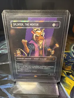 Splinter, the Mentor (0089) (Borderless) (Surge Foil) Commander: Teenage Mutant - Image 1
