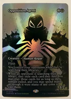 Opposition Agent (0019) (Borderless) (Foil) Eternal Legal MTG MAR SPM - Image 1