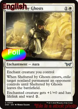 EN - Foil - Sheltered by Ghosts - 30 - DSK - NM - Image 1