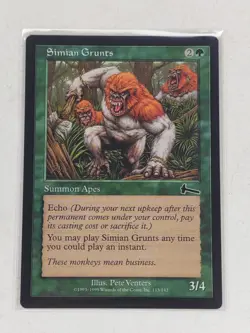 Simian Grunts - Urza's Legacy (ULG) MTG Magic the Gathering (NM+) - Image 1