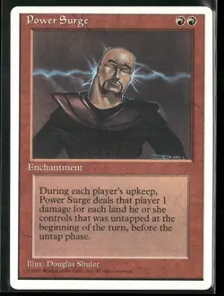 Power Surge Rare Fourth Edition Magic: The Gathering Near Mint - Image 1
