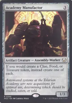 Magic: The Gathering Commander: March of the Machine Academy Manufactor 346 R LP - Image 1