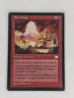 Fire Whip - Weatherlight (WTH) MTG Magic the Gathering (NM+) - Image 1