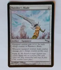 Banshee's Blade Uncommon Mirrodin (MTG LP) - Image 1