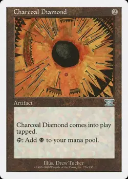 Charcoal Diamond 6th Edition MP MTG - Image 1