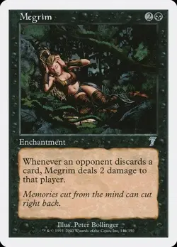 Megrim 7th Edition MP MTG - Image 1