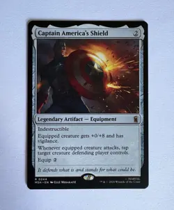 Captain America's Shield Marvel Super Heroes Rare Indestructible 0244 - Image 1