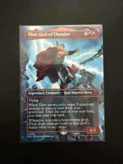 MTG - Thor, God of Thunder (borderless 0338) - MSH Mythic non foil - Image 1