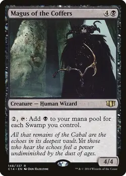 Magus of the Coffers Commander 2014 MP MTG - Image 1