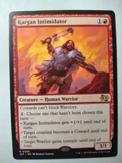 Kargan Intimidator 569 R Foundations Jumpstart Magic: The Gathering Near Mint - Image 1