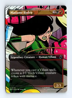 Madame Hydra (Borderless) (Foil) 318 (U) MTG Marvel Super Heroes (MSH) - Image 1
