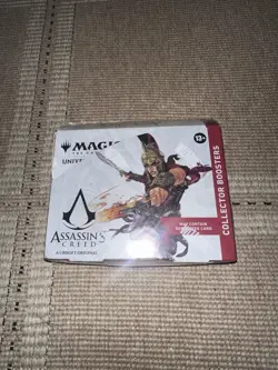 Magic the Gathering Assassin's Creed Collector Booster Box Factory Sealed MISB - Image 1