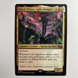 Black Widow, Agile Avenger (Rare MSC 77) Commander: Marvel Super Heroes 2026 - Image 1