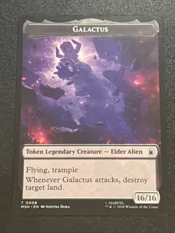 MTG Marvel Super Heroes Galactus/Squirrel Double-Sided Token 0008/0014 - Image 1