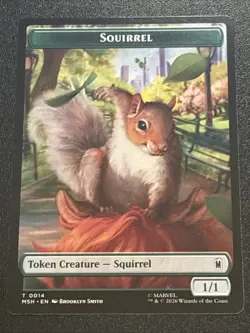 MTG Marvel Super Heroes Galactus/Squirrel Double-Sided Token 0008/0014 - Image 2