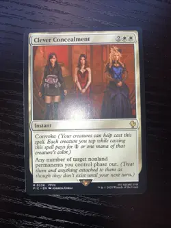 Clever Concealment 0236 Commander Final Fantasy Rare Magic The Gathering NM - Image 2