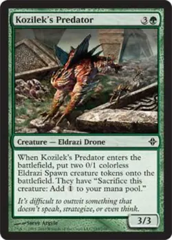 4x Kozilek's Predator NM-Mint, English Rise of the Eldrazi MTG Magic - Image 1